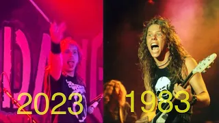 James Hetfield’s son Castor sounds and looks exactly like his dad when he was younger 😮