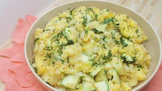 Kartoffelsalat mit frischer Gurke und fantastischem Senf-Dressing Rezept