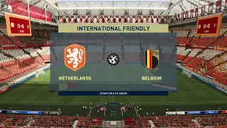 Netherlands vs Belgium - UEFA Nations League - FIFA 22 Full Match Gameplay