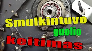 Claas Lexion/smulkintuvo guolio keitimas