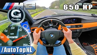 650HP BMW M3 E92 G-POWER on AUTOBAHN [NO SPEED LIMIT] by AutoTopNL