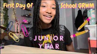 GRWM FOR MY FIRST DAY OF JUNIOR YEAR!! 🤍📓