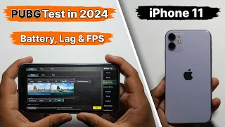 iPhone 11 PUBG Test in 2024 | Detailed BGMi Review in Hindi-Laag-FPS-Battery-Heating🔥