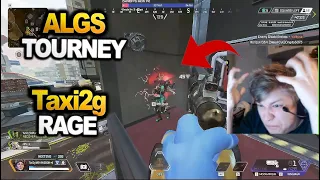 Taxi2g raged and left his room AT ALGS CHALLENGER FINALS TOURNAMENT!! ( apex legends )