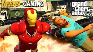 GTA 5 - IRON MAN MOD - FUNNY MOMENTS - Grand Theft Auto 5 Gameplay Video