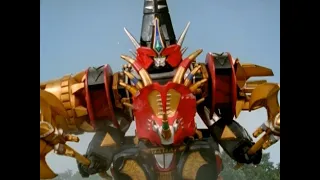 Power Rangers Dino Thunder Mezodon Rover/Megazord all fights