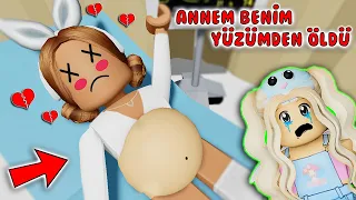 😭 ANNEM BEN DOĞUNCA ÖLDÜ ! 💔👶🏼|ROBLOX BROOKHAVEN GERÇEK HİKAYE ! 🍼