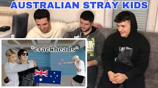 FNF Reacts to Stray Kids Aussie Line Peak Chaotic Energy for 8 Minutes Straight | SKZ REACTION