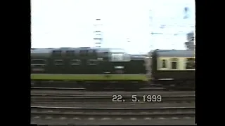 PRESERVED CLASS 55.DELTIC.D9009 Passing Doncaster.22 5 99.Neil Hayton railway memories.#deltic