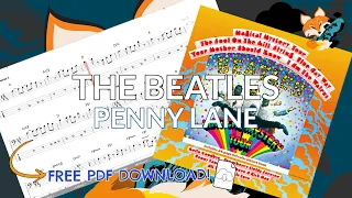 The Beatles - Penny Lane (Bass Tab Playalong) | PDF Download