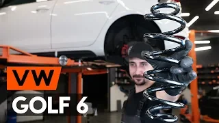 Kako zamenjati zadnji vzmet amortizerja na VW GOLF 6 (5K1) [VODIČ AUTODOC]