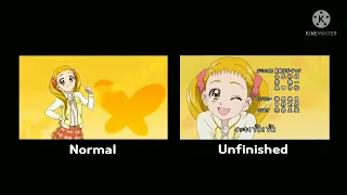 Yes! Precure 5 | Ending 2 Normal vs. Unfinished Comparison