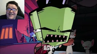 CMRB Invader Zim vs Pink and The Brain RAP REACTION!!