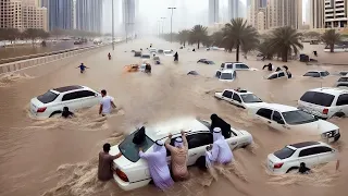 دبي تتعرض للغرق والدمار! ظواهر طبيعية مرعبة حدثت أمام الكاميرات!