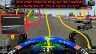 F1 2023 A MELHOR CONFIGURAÇÃO DE CÂMERA PARA O JOGO E A EXIBIÇÃO DE TELA IDEAL COMPLETA PARA VOCÊ