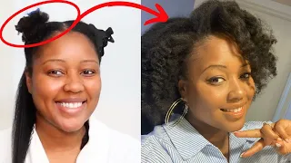 Women with Thin FINE NATURAL hair LOVE this Hairstyle and I can see why! (Part 3)