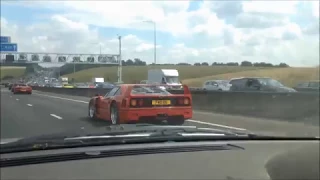 Chasing a Ferrari F40!