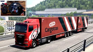 Euro Truck Simulator 2 Smooth Heavy Haulage | Logitech G29 Ultra Graphics