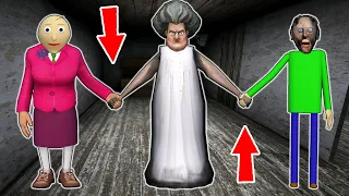 Granny vs Ice Scream vs Scary Teasher - funny horror animation (51-60 part. all series in a row)