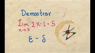 Demostración Limite Usando Definición epsilon - delta. Ejemplo 1