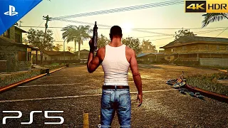 GTA San Andreas Remastered Gameplay Ultra High Graphics 4K HDR 60 FPS