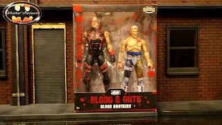 Jazwares AEW Dustin & Cody Rhodes Blood & Guts Blood Brothers 2 Pack Ringside Collectibles Exclusive