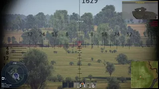 War thunder BMP-2M 1.6km tank bot kill. (Test drive)