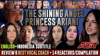 VOCAL COACH DUNIA TAKJUB & DAPAT PELAJARAN ❗💥Putri Ariani Semi final AGT 2023 - reaction compilation