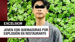 Joven en Monclova con graves quemaduras por explosión en el restaurante donde laboraba