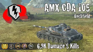 AMX Canon d'assaut 105  |  6,9K Damage 5 Kills  |  WoT Blitz Replays