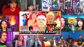 Danzo Has a Sharingan!!🔥😱 "Enter The Five Kage"🤩Shippuden 199 REACTION MASHUP 疾風伝 海外の反応