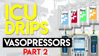Vasopressors (Part 2) - ICU Drips