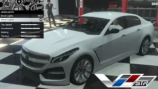 GTA 5 - DLC Vehicle Customization - Albany V-STR (Cadillac CTS-V) and Review