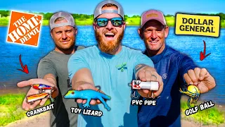 Build-Your-Own Fishing Lure CHALLENGE **INSANE Fish Catches**