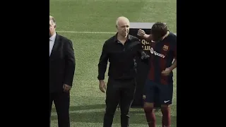 Joao Felix llorando en su presentación con el Barça luego de todo lo que pasó en el Atleti.