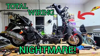 Re-Wiring the GY6 150cc SCOOTER - Part 1 | The TEARDOWN