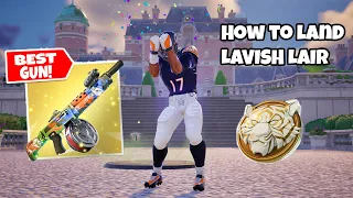 How to land at Lavish Lair and secure the win! (Fortnite Zero Build)