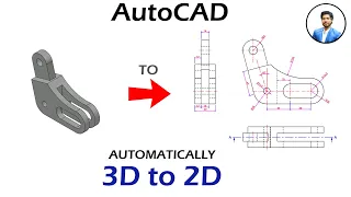 AutoCAD 3D To 2D Conversion Tutorial Ortho | Shortcut Method Tutorial