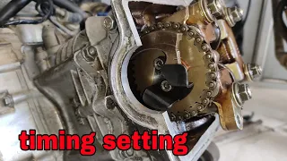 Suzuki Access 125 cc timing setting टाइमिंग बांधना सीखें आसान भाषा में