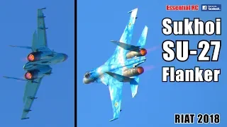 Ukrainian Air Force SUKHOI SU-27 FLANKER Heavy Air Superiority Fighter (RIAT 2018)