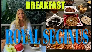 ROYAL SEGINUS 🇹🇷/ BREAKFAST/ РОСКОШНЫЙ ЗАВТРАК В ОТЕЛЕ 🍳🥐🥨🍩☕️🫖🍐🍎🍏🍉