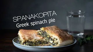 Spanakopita (greek spinach pie) - easy recipe!