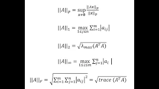 Norms of Vectors and Matrices