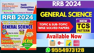 RRB GENERAL SCIENCES CHAPTERWISE SOLVED PAPERS ENGLISH MEDIUM