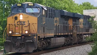 CSX 950 Leads (I115?) Through Homestead, PA | 5-28-24