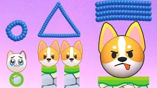 Draw Puzzle: Smash Angry Dog Levels 1 to 100 - (Save the Cat, Asmr Gameplay)