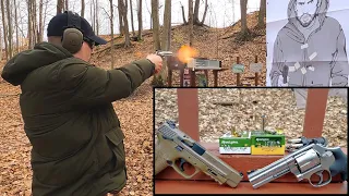 ⚡Raw Power VS Capacity? .357 Magnum VS 9mm - Ballistic and Shootability Test - Remington HTP/UMC