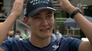George Russell Reaction - Formula 1 - 2021 Hungarian GP