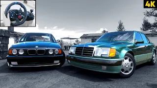 CONVOY - Mercedes-Benz 500 E & BMW M5 | Forza Horizon 5 | Logitech G29 Gameplay