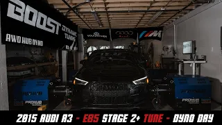 2015 Audi A3 2.0t AWD - BDT Stage 2 + (e85) Tune - Dyno